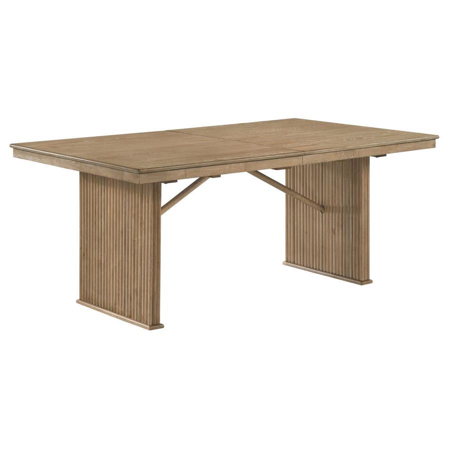 Adina - Extension Dining Table - Distressed Light Brown Coaster Fine Furniture