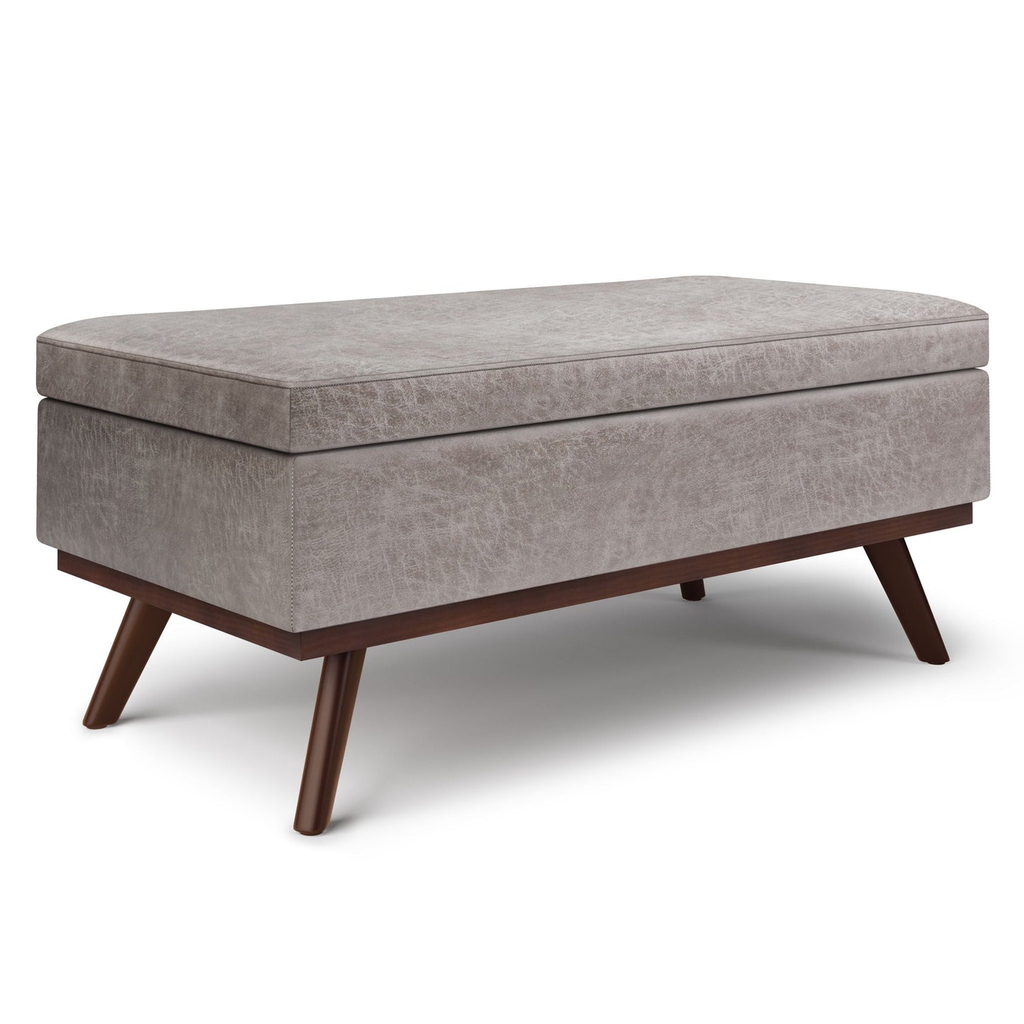 Owen - Lift Top Large Coffee Table Storage Ottoman, Mid Century Style Simpli-Home