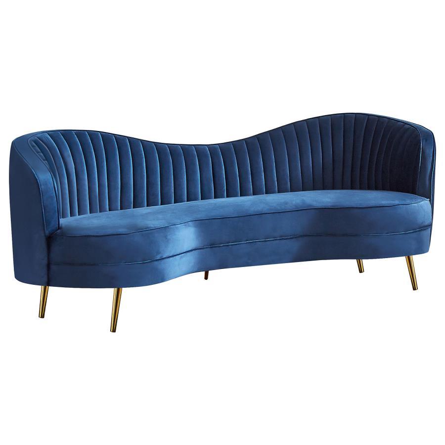 Sophia - Upholstered Channel Tufted Sofa Set CoasterEssence