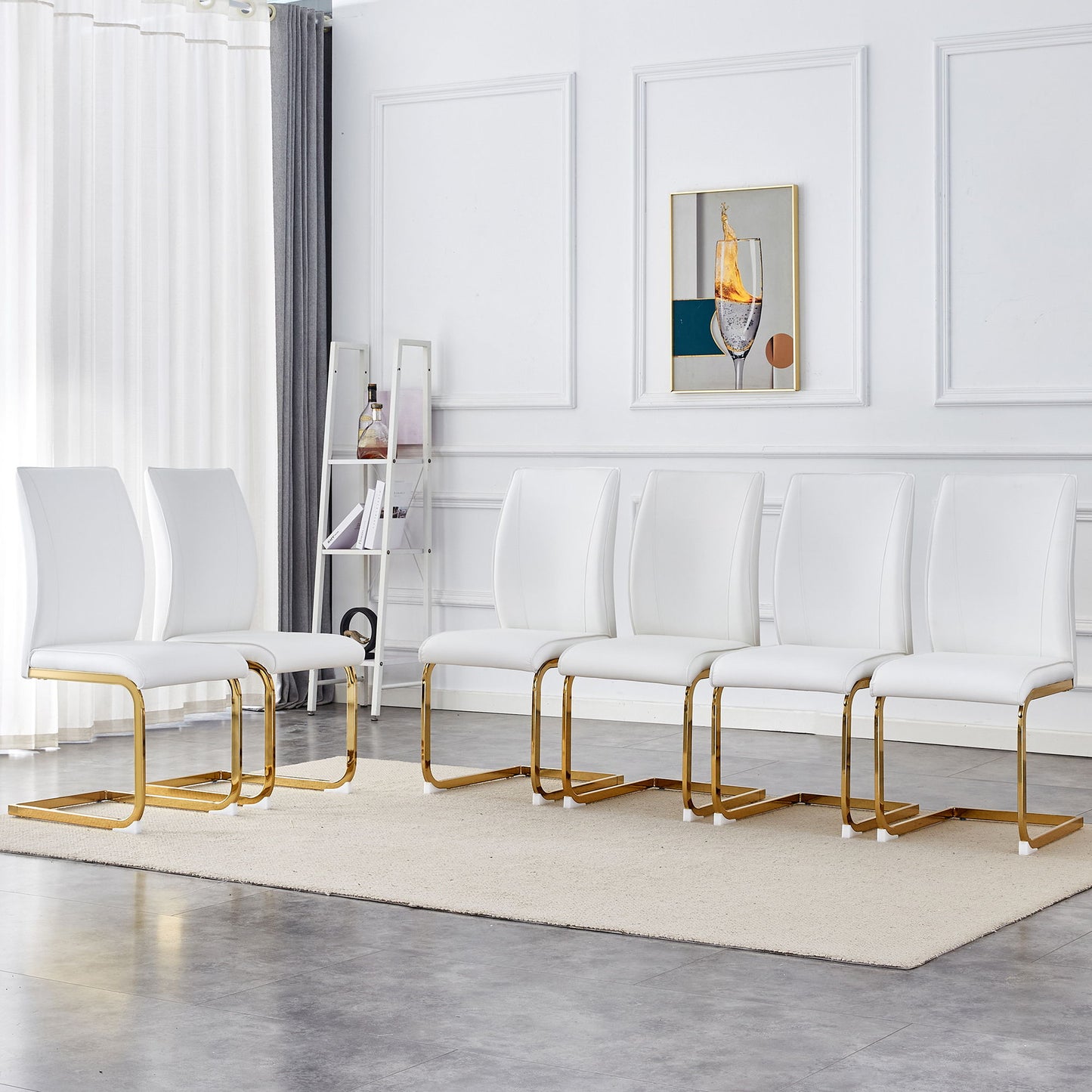 Luxury Simple Arch Chair With Arched Leg Home Essentials