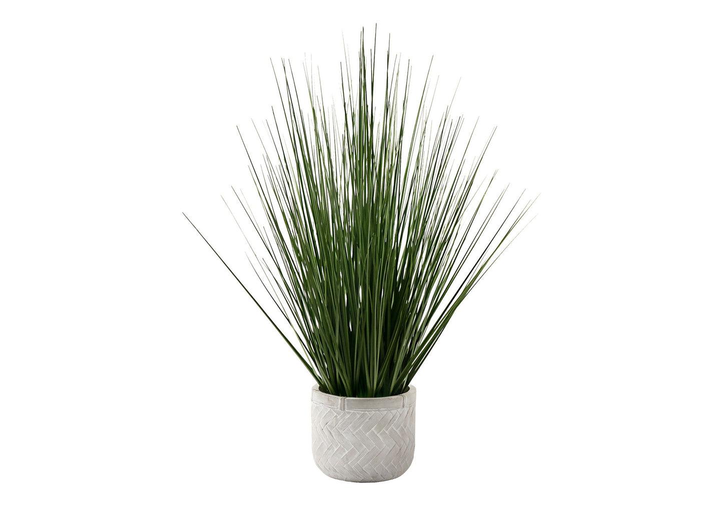 21" Tall, Artificial Plant, Grass, Indoor, Faux, Fake, Table, Greenery, Potted, Real Touch, Decorative - Green / White 8th Street
