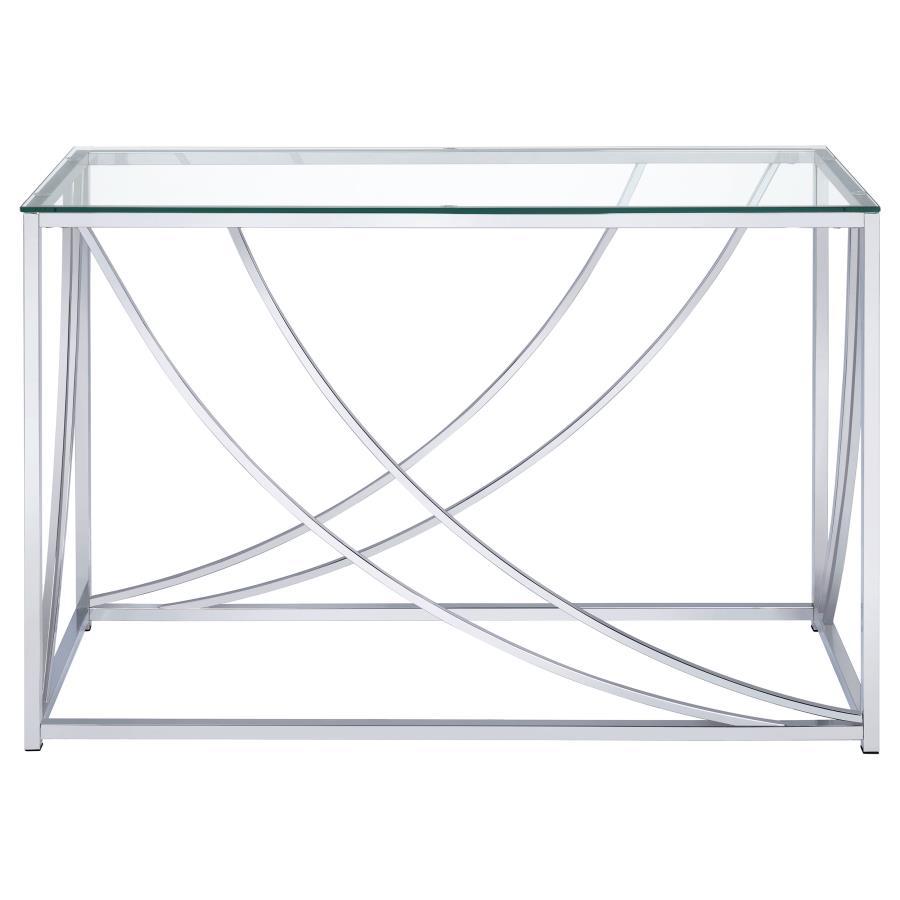 Lille - Glass Top Entryway Sofa Console Table Accents CoasterEssence