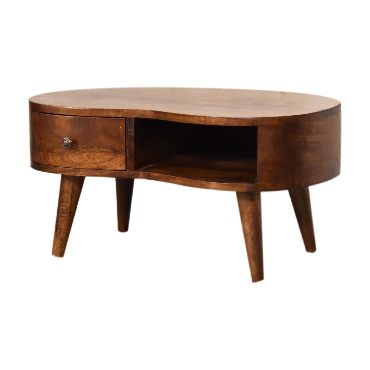 Wave Coffee Table With 1 Drawer Artisan Furniture