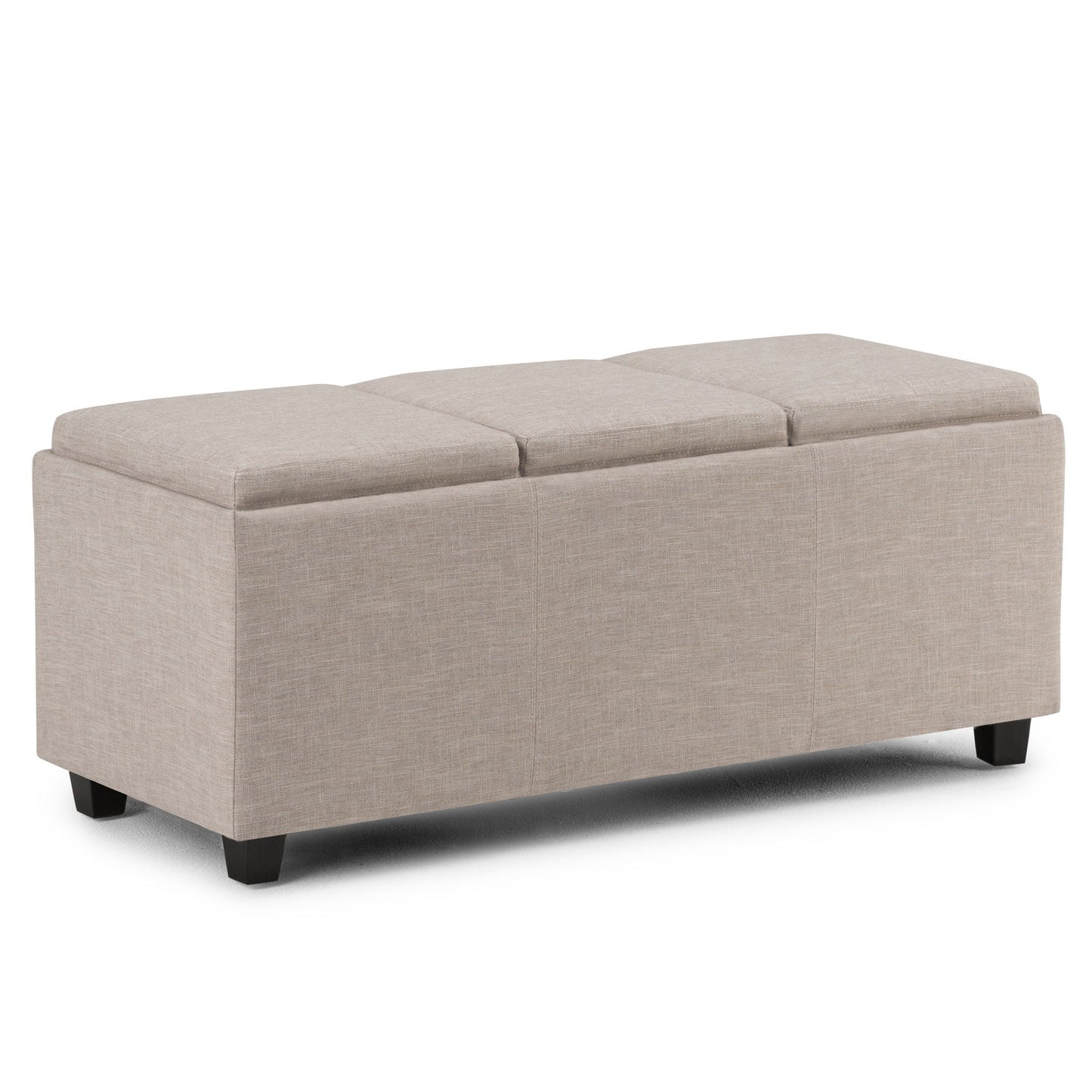 Avalon - Upholstered Storage Ottoman Simpli-Home
