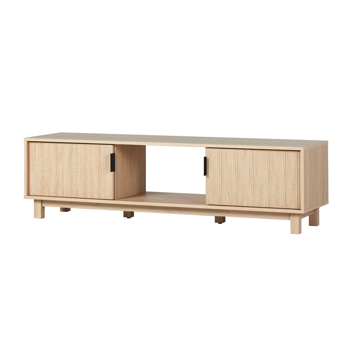 Modern Fluted Door Minimalist TV Stand Walker Edison