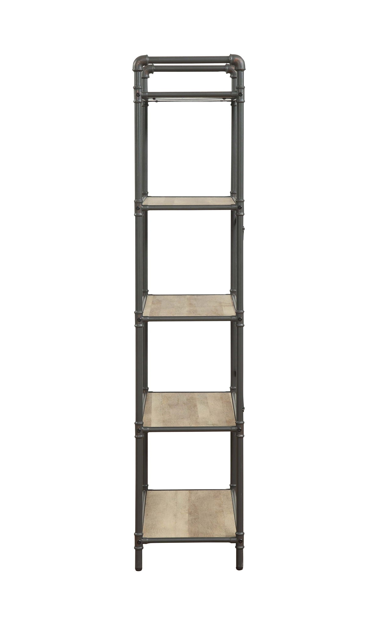 Itzel - Bookshelf - Antique Oak / Sandy Gray Acme