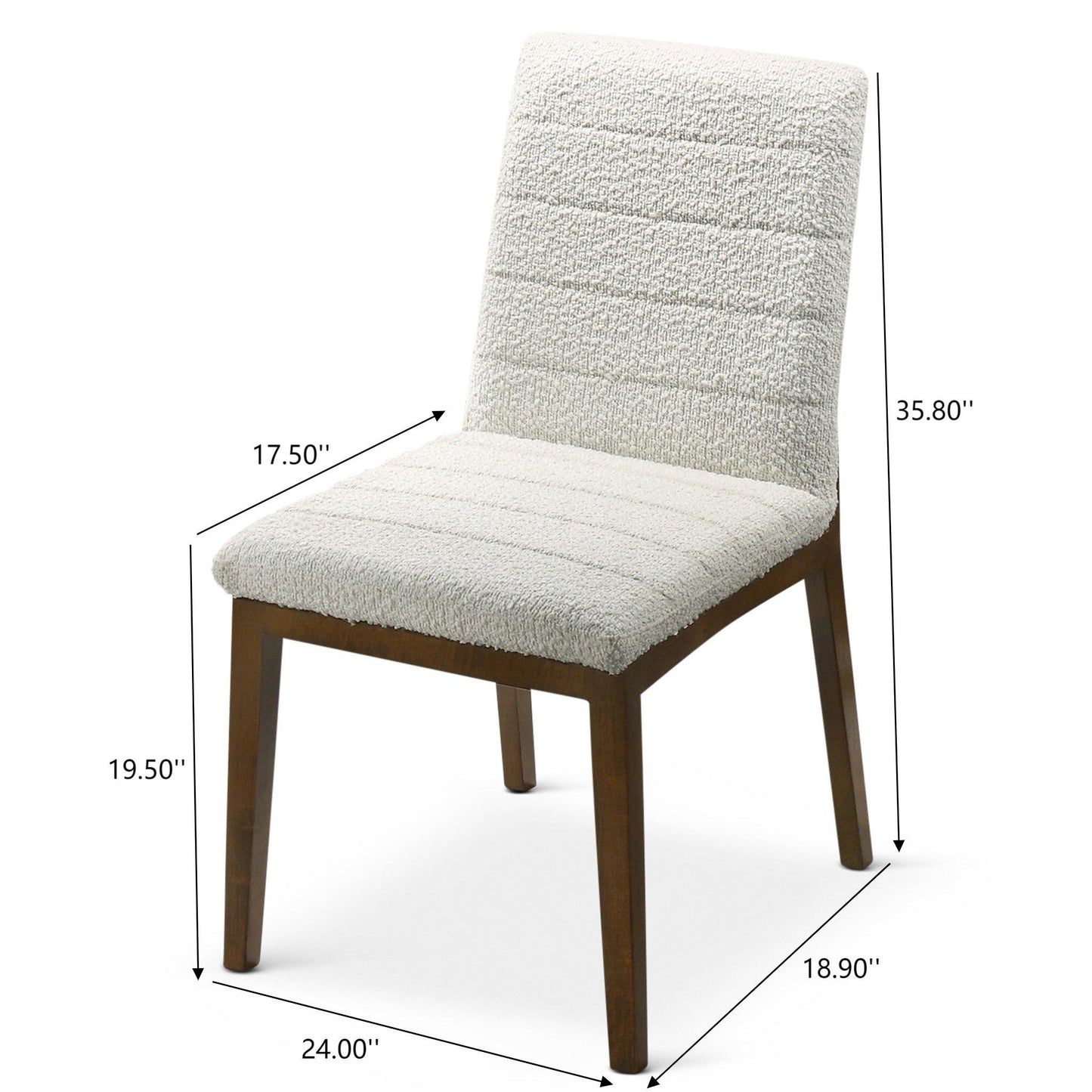 Ines - Modern Dining Chair (Set of 2) Ashcroft Furniture