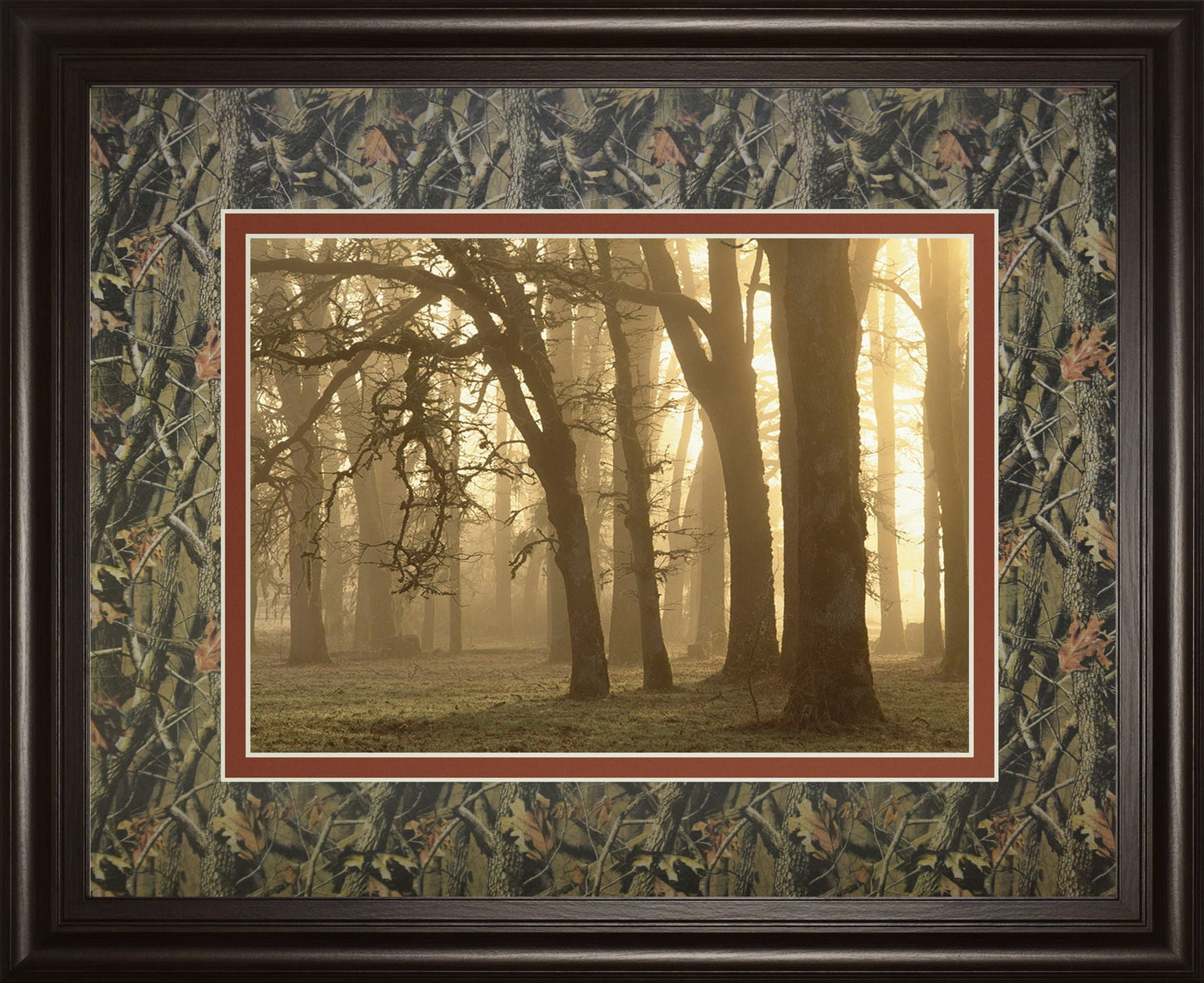 Woodland Sweep By Dennis Frate - Framed Print Wall Art - Black Classy Art