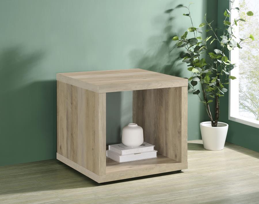 Frisco - Square Engineered Wood Side End Table CoasterEveryday