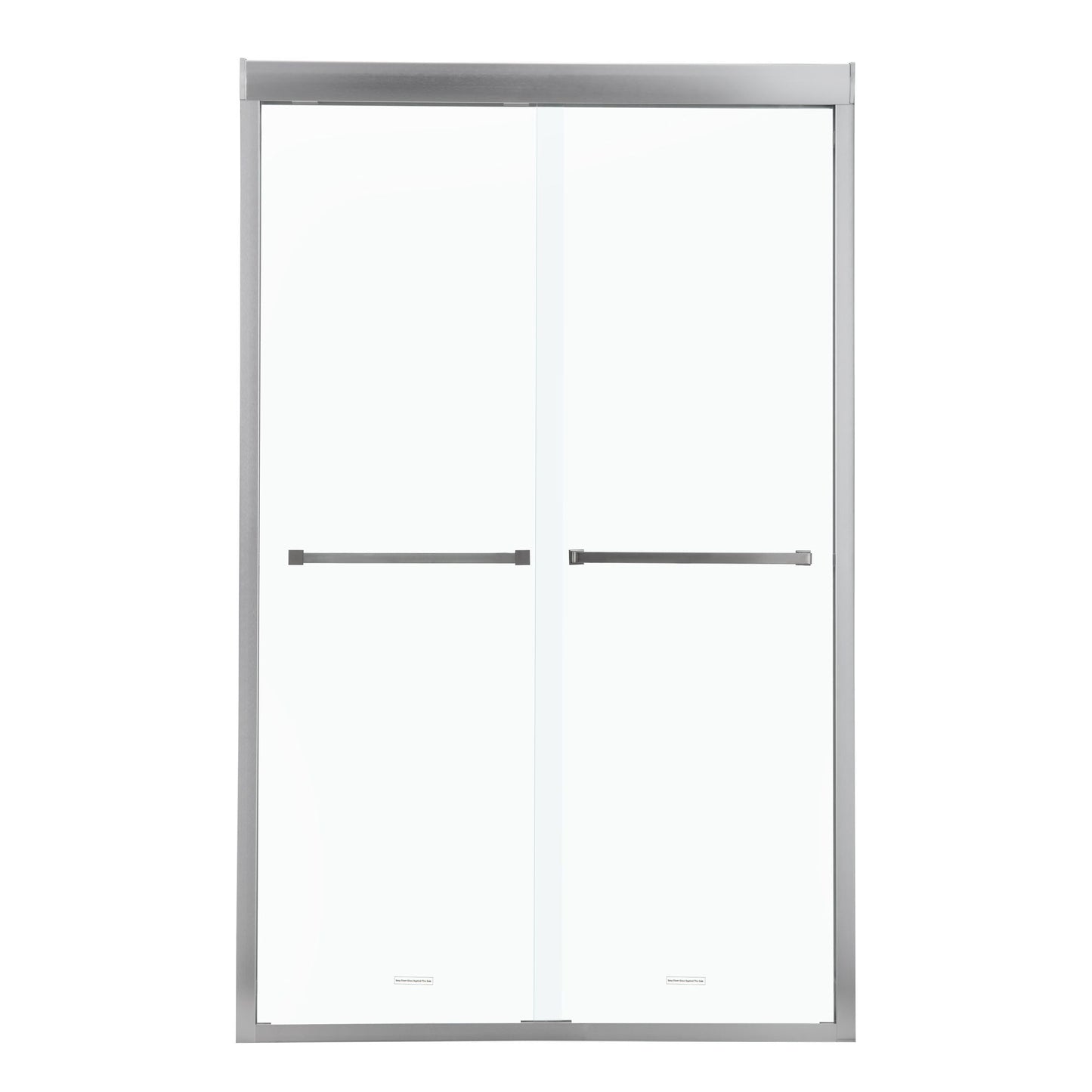 Modern Double Sliding Shower Enclosure, Tempered Glass Daily Nest