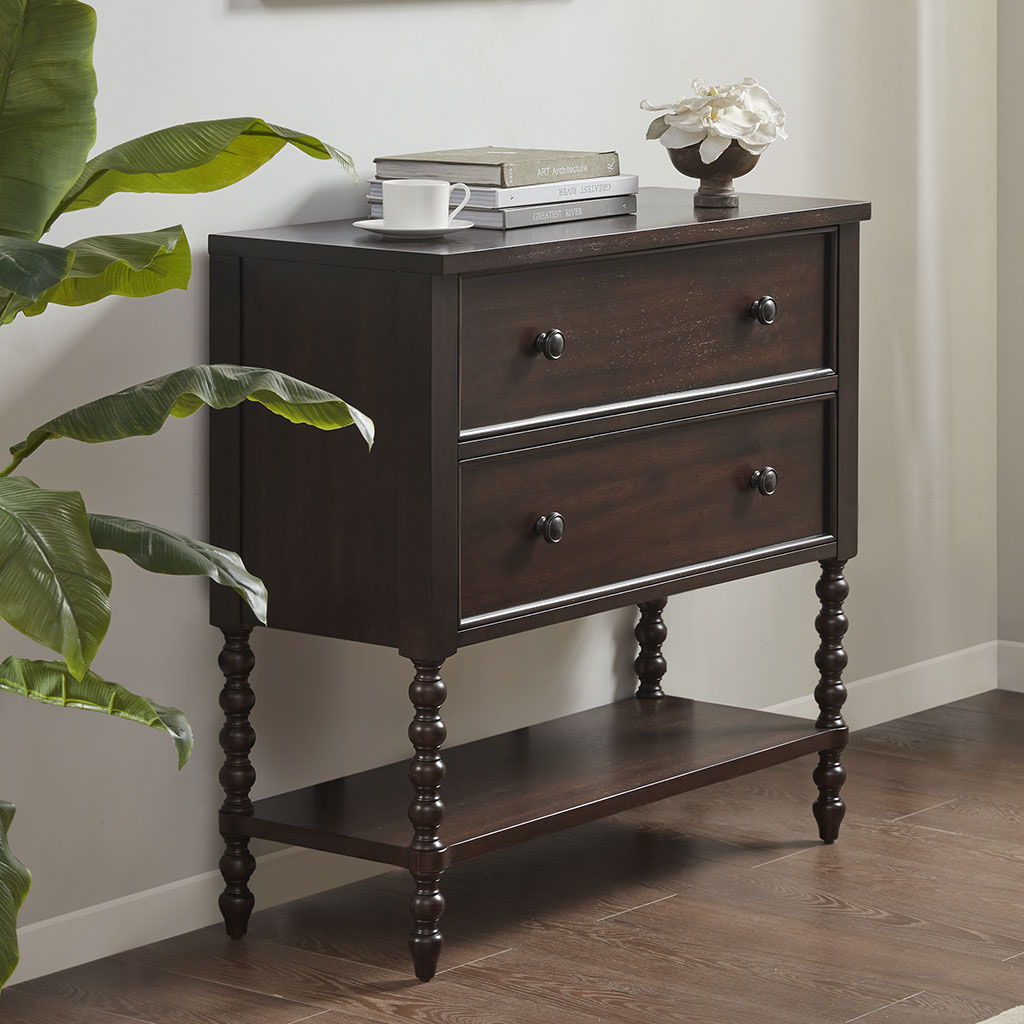 Beckett - 2 Drawer Accent Chest - Morocco Brown Madison Park Signature