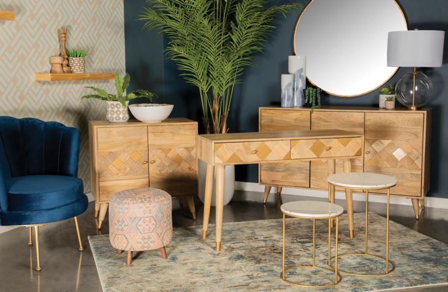 Alyssum - Mango Wood Accent Cabinet CoasterEssence