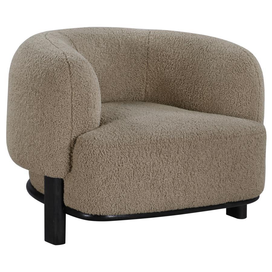 Lawler - Upholstered Barrel Back Accent Chair CoasterEveryday