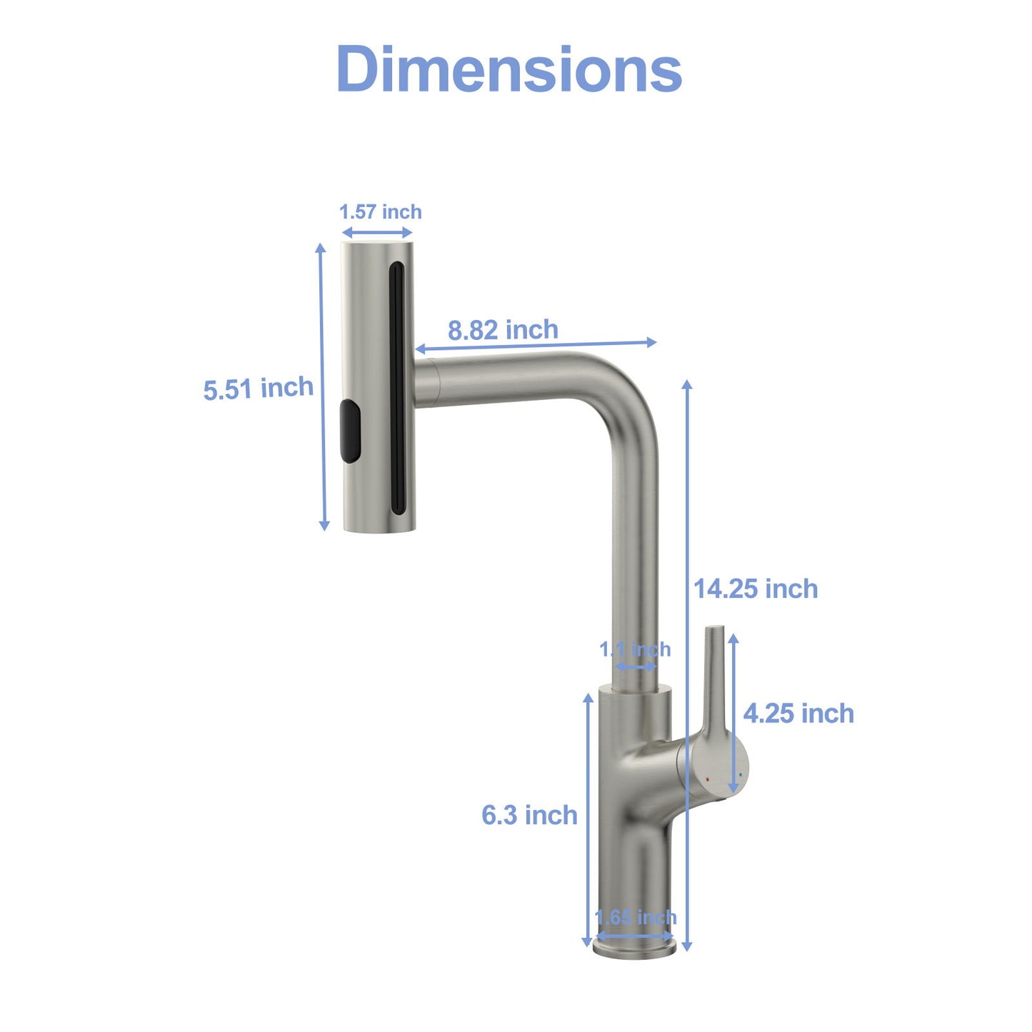 360° Pull Down Kitchen Faucet With 4 Spray Modes Daily Nest
