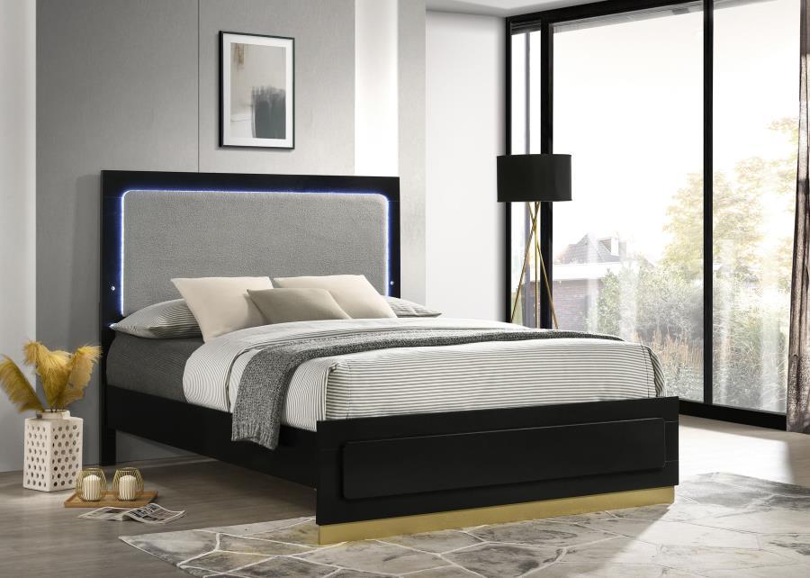 Caraway - Wood LED Panel Bed Coaster Fine Furniture