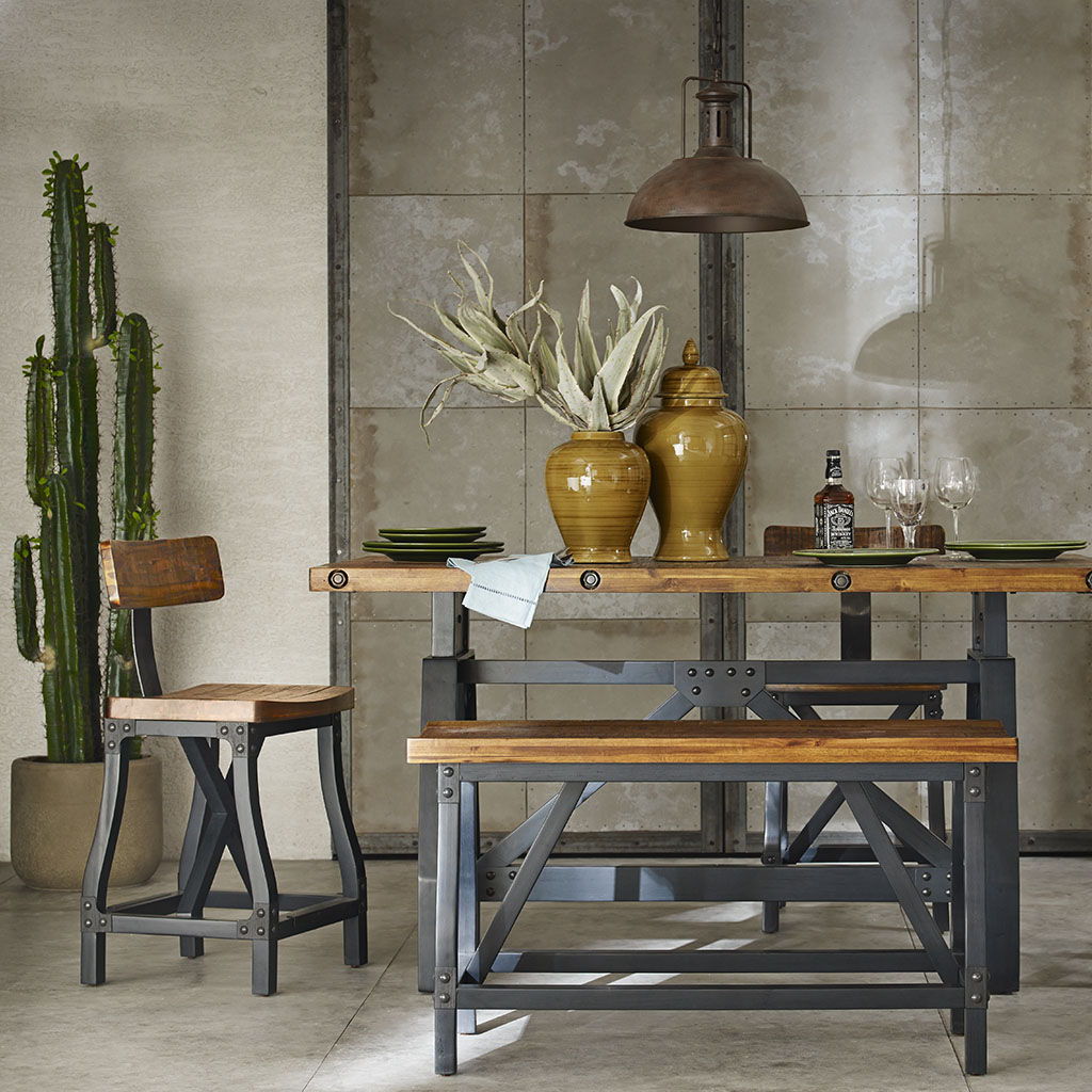 Lancaster - Counter Stool With Back - Amber INK+IVY