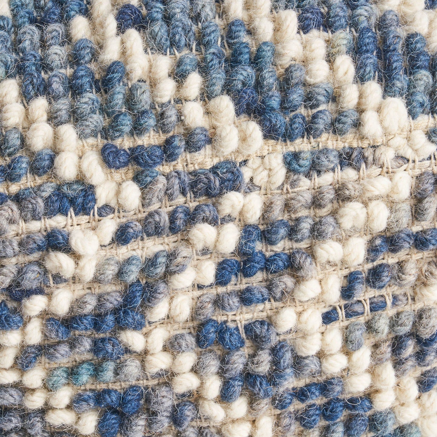 Alina - Wool And Cotton Pouf - Natural Home Essentials