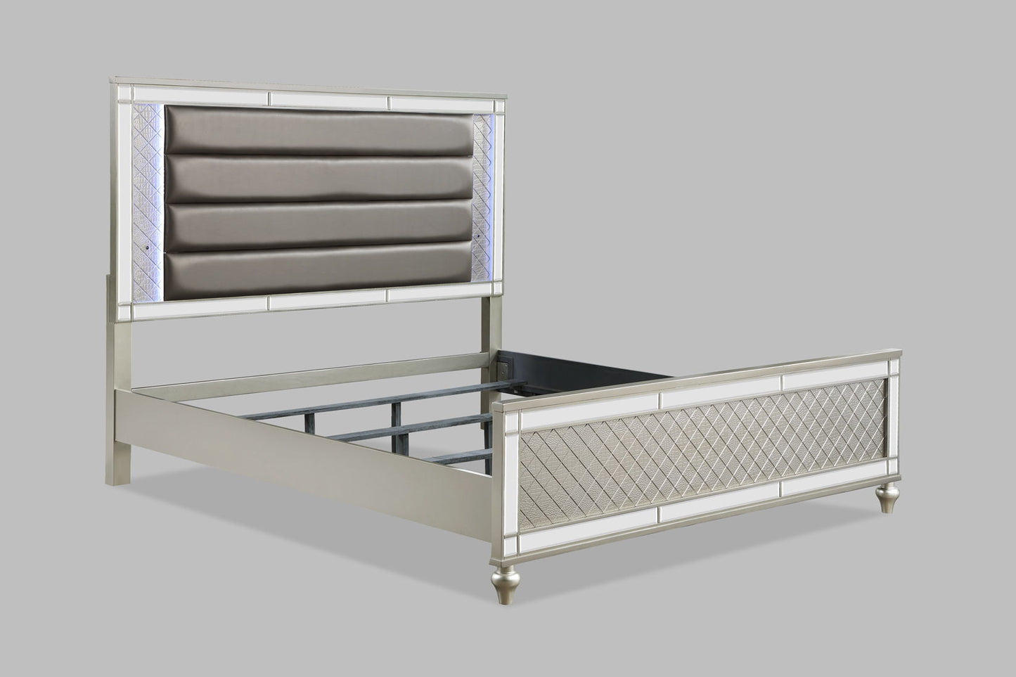 Cristian - Upholstered Bed Crown Mark