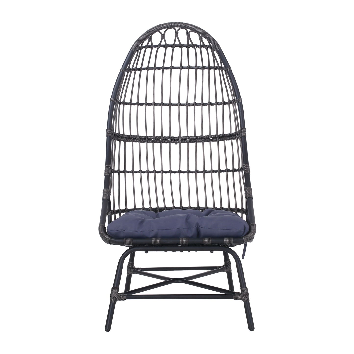 Elon - Cocoon Chair - Gray Noble House