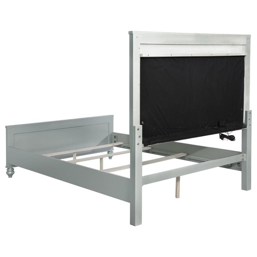 Gunnison - Wood LED Panel Bed CoasterEssence