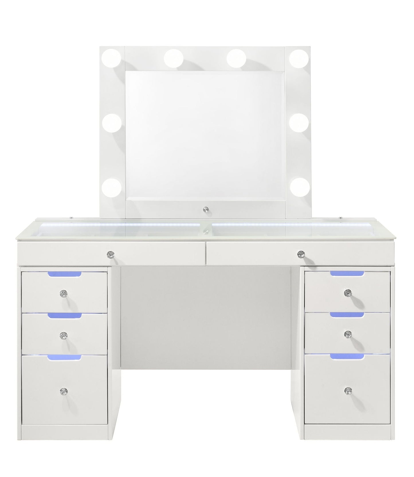 Luxo - Vanity Desk - White Crown Mark