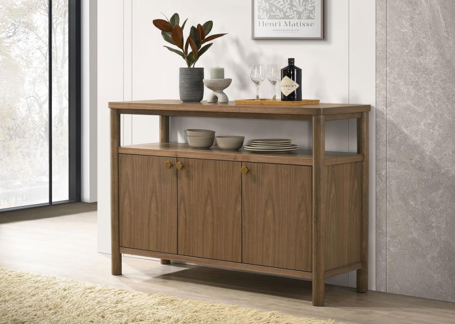Crestmore - Dining Cabinet Sideboard Buffet - Walnut Coaster Fine Furniture