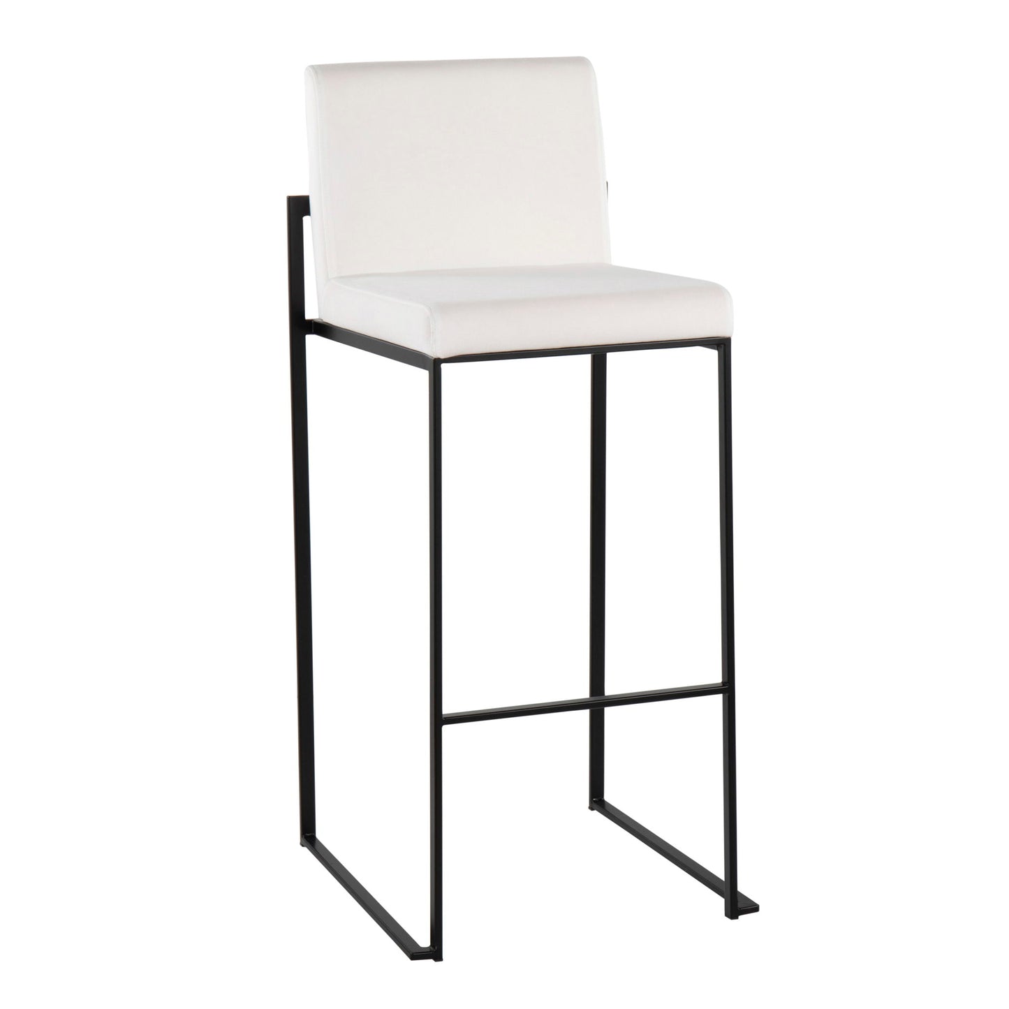 Fuji - Contemporary High Back Barstool Elegant Design Lumi Source