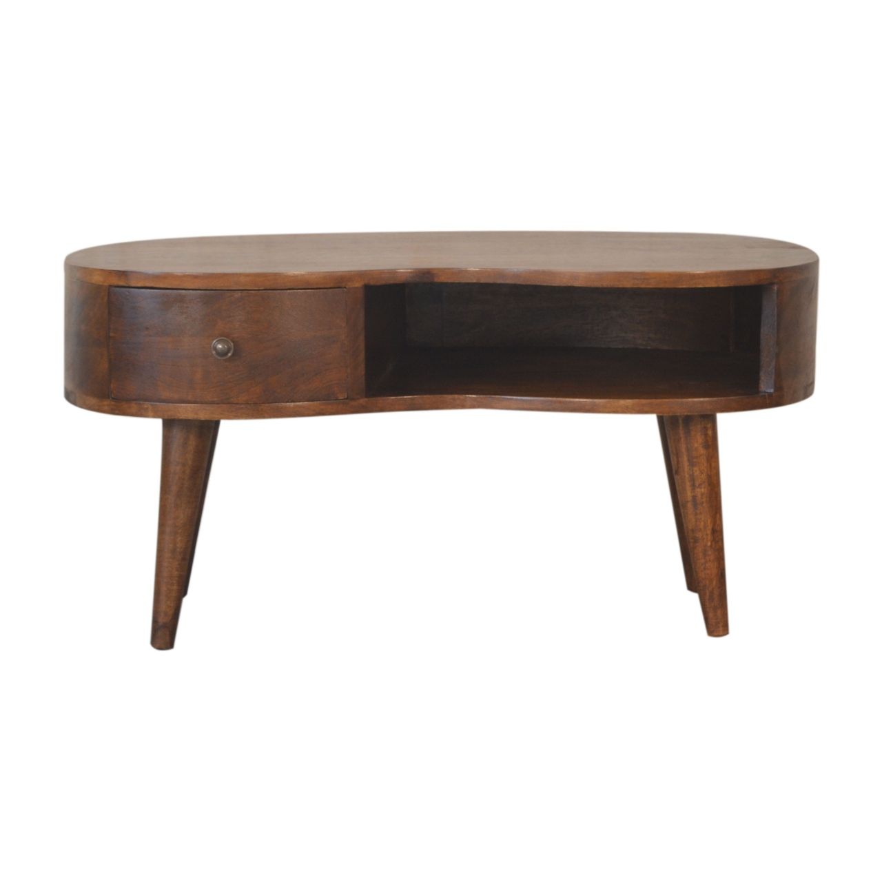 Wave Coffee Table With 1 Drawer Artisan Furniture