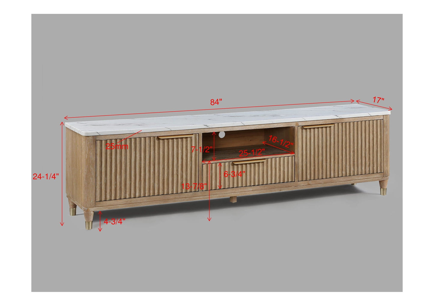 Kara - TV Stand Crown Mark