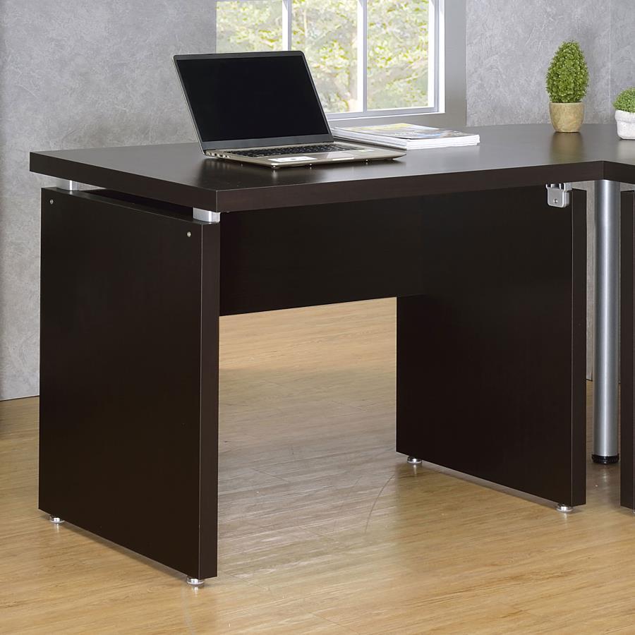 Skylar - Engineered Wood Writing Desk - Cappuccino CoasterEveryday