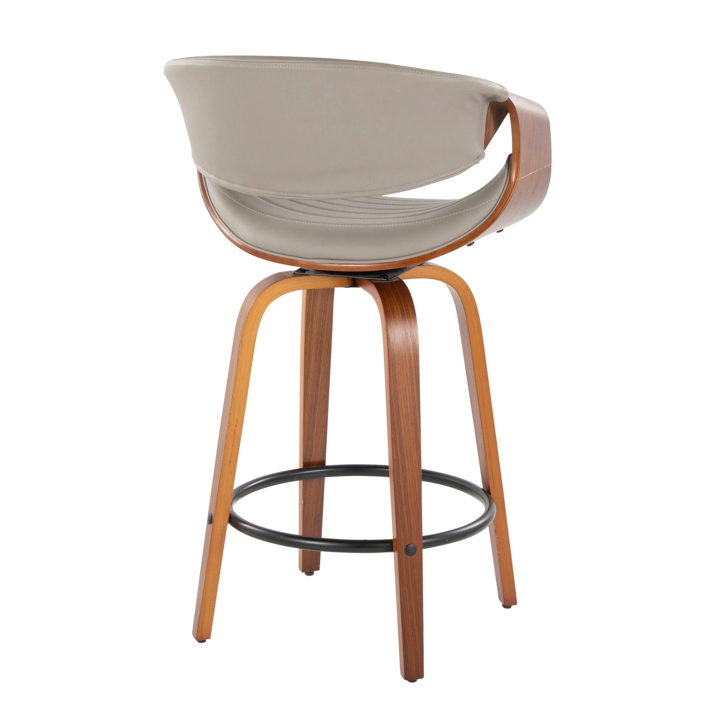 Symphony - Mid Century Stylish Design Modern Counter Stool (Set of 2) Lumi Source