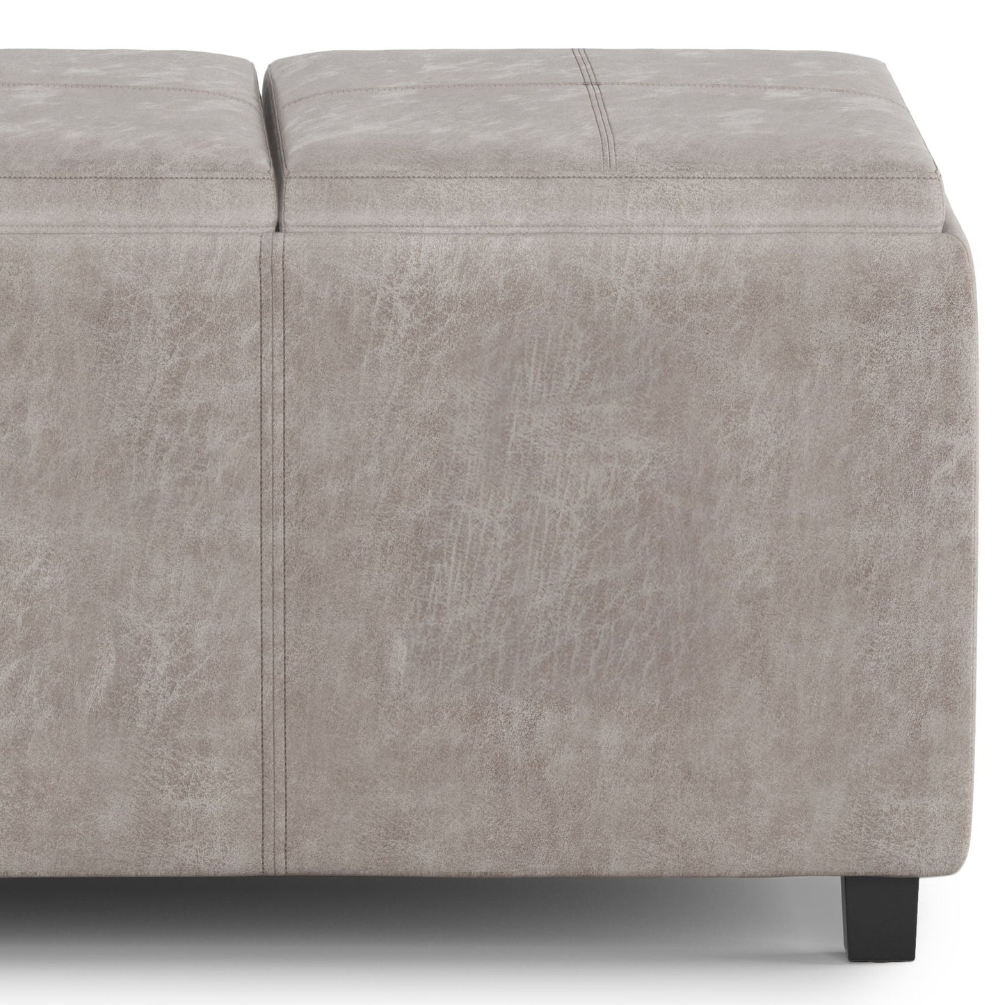 Avalon - Upholstered Storage Ottoman Simpli-Home