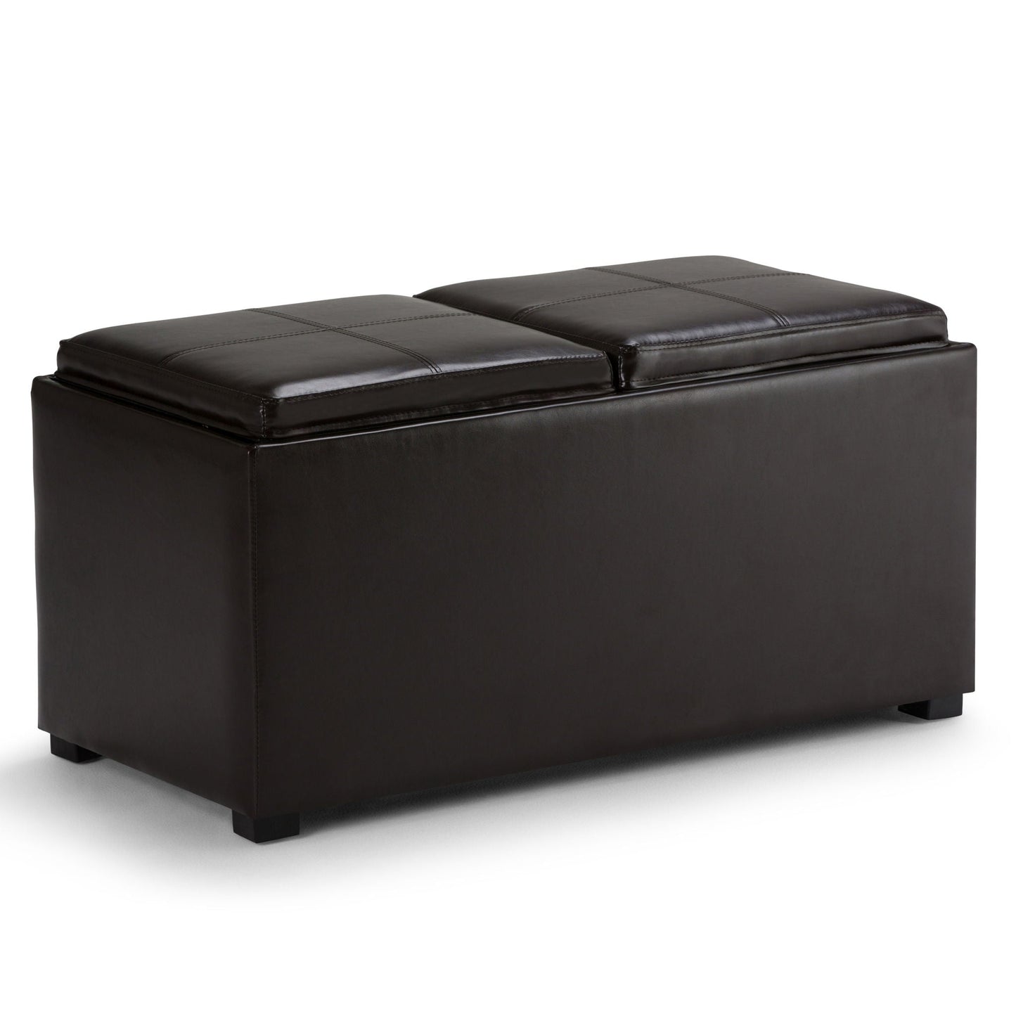 Avalon - 5 Piece Storage Ottoman, Contemporary Simpli-Home