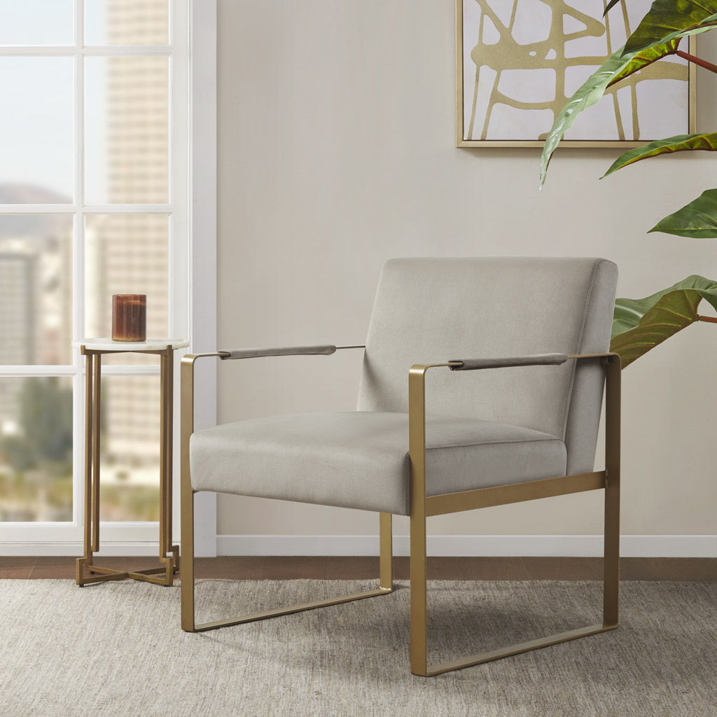 Jayco - Accent Chair - Taupe Martha Stewart