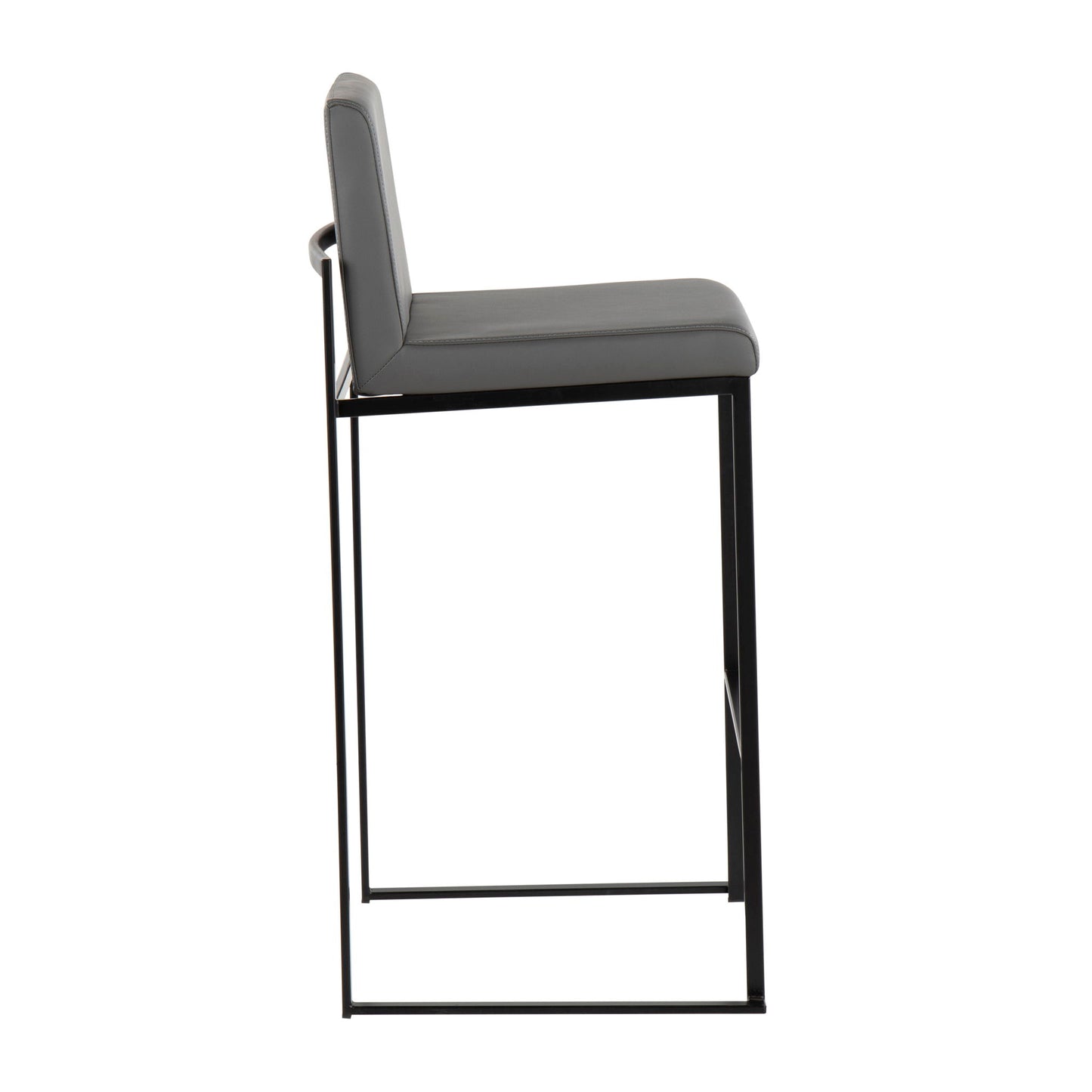 Fuji - Contemporary High Back Barstool Elegant Design Lumi Source