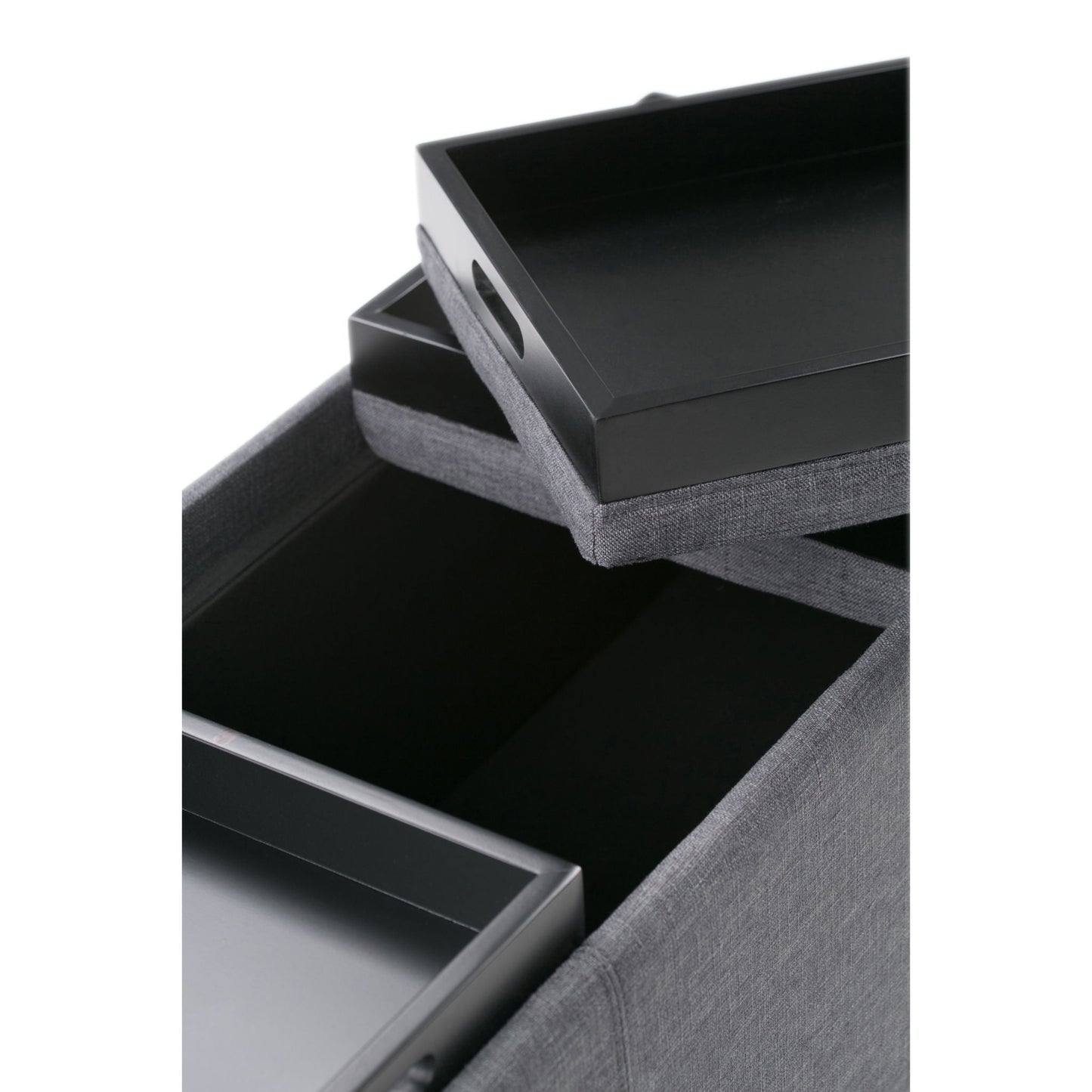 Avalon - Upholstered Storage Ottoman Simpli-Home
