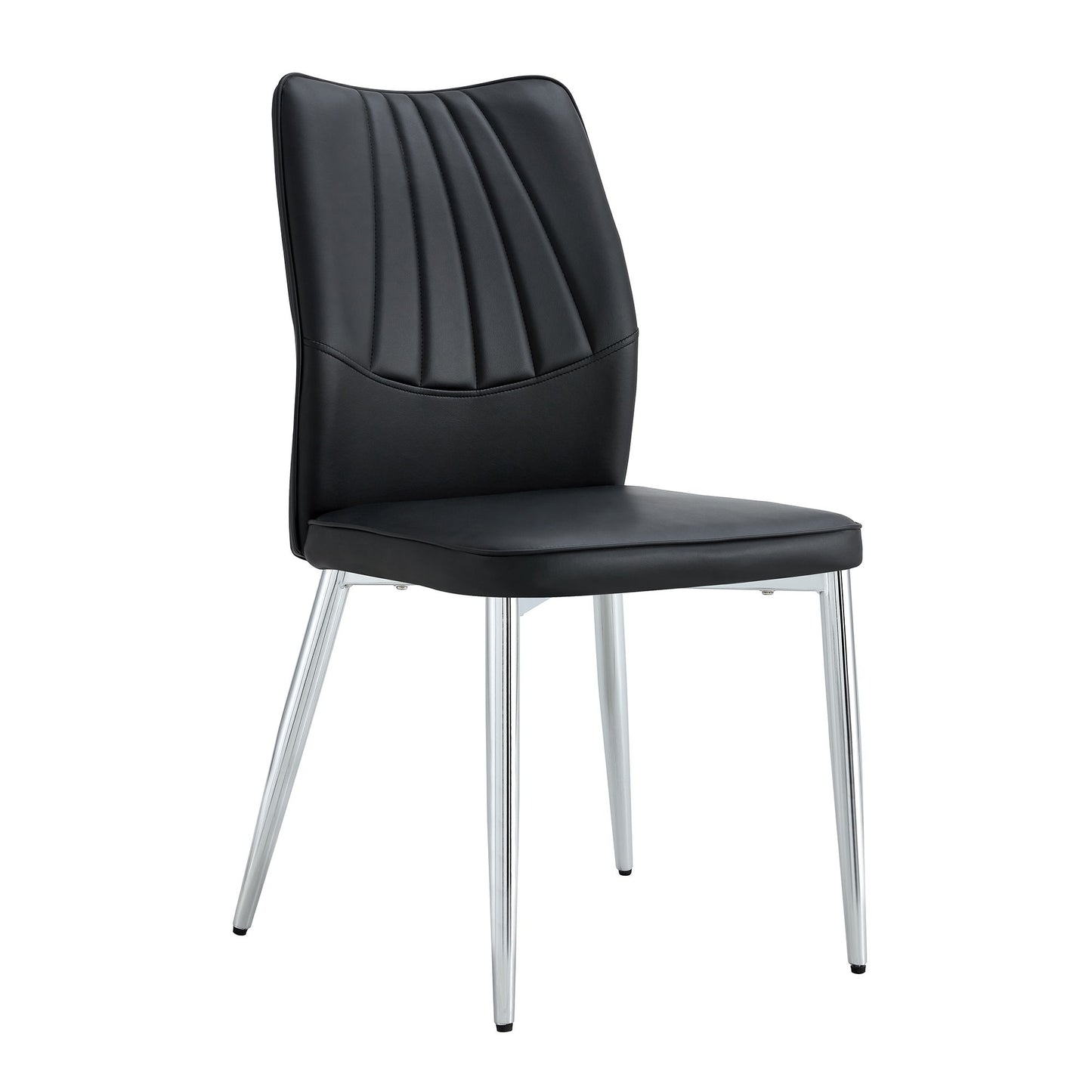 Modern Middle Ages Style Dining Chairs With Cushions And Metal Legs Home Essentials
