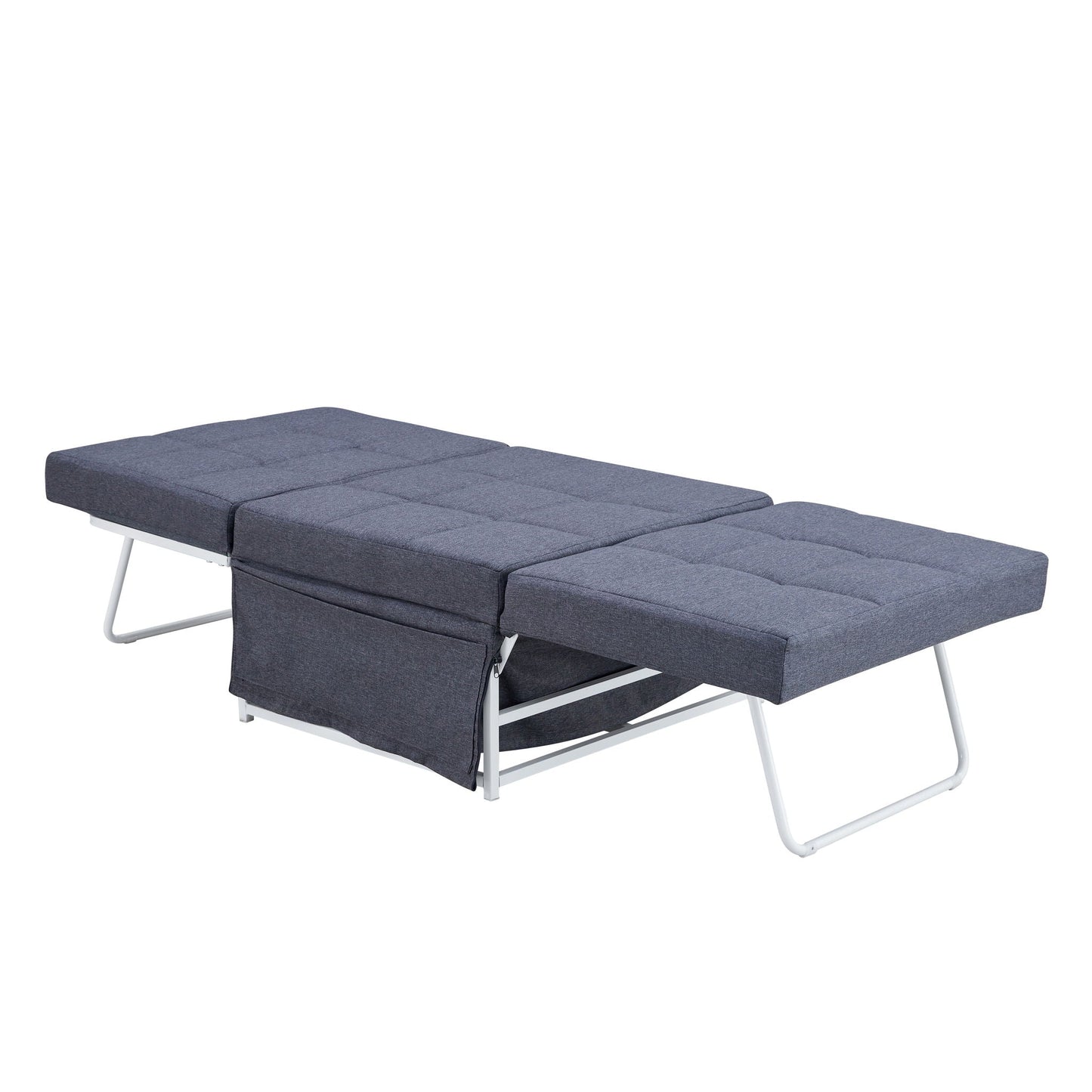 Modern Convertible Sofa Bed 4 In 1 Folding Ottoman Sleeper With Adjustable Backrest Home Essentials
