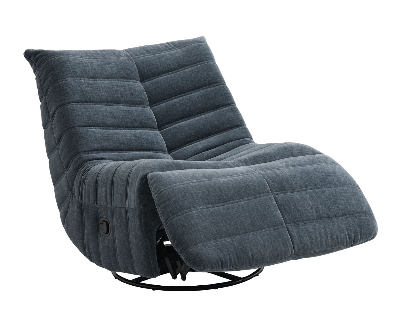 Talmon - Chenille Glider Recliner With Swivel Acme