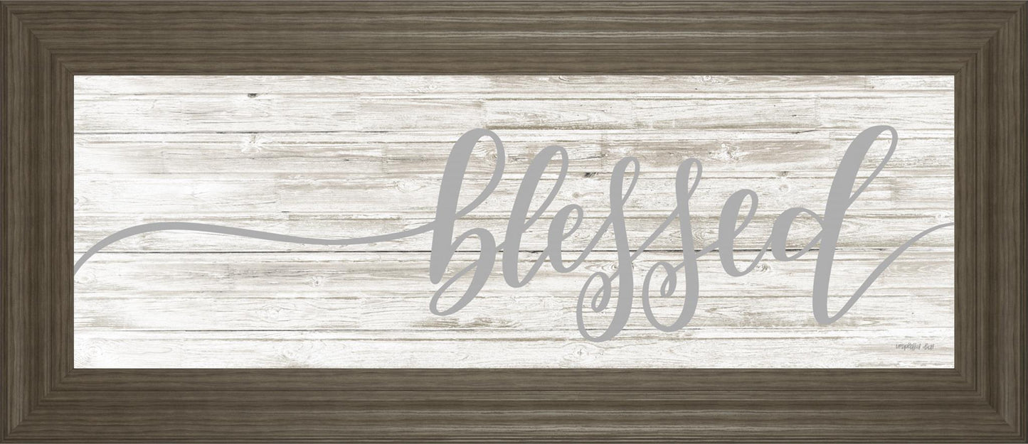 18x42 Blessed By Imperfect Dust - White Classy Living