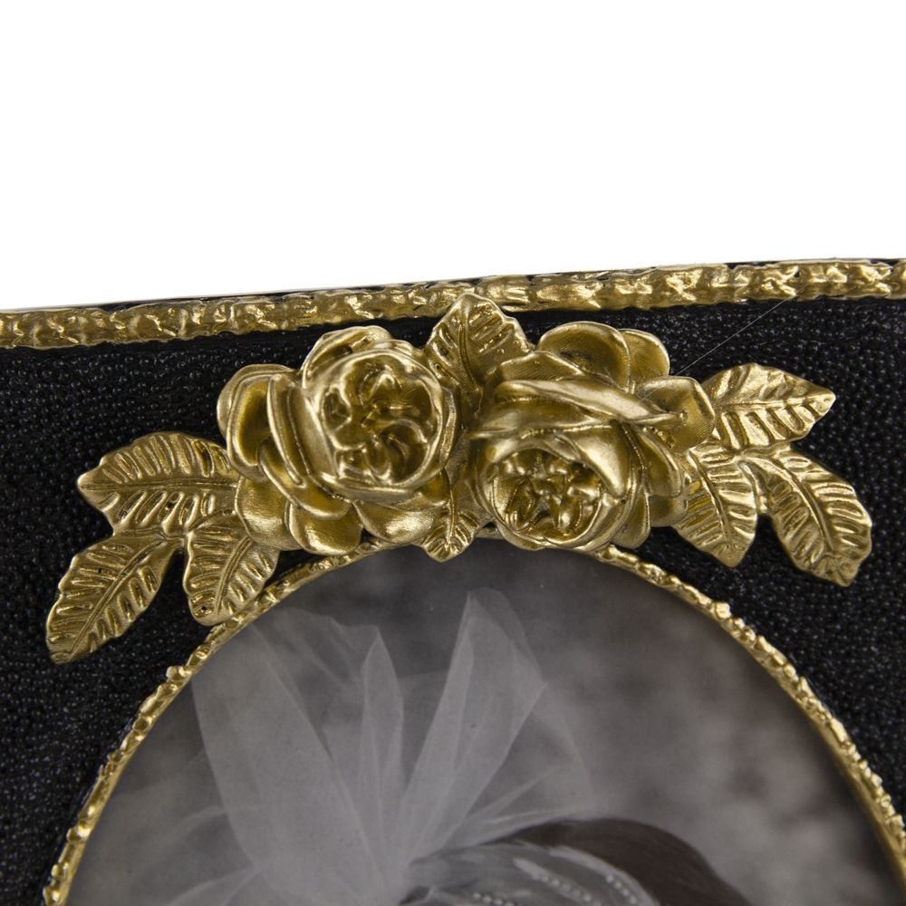 Vintage Photo Frame - Gold / Black Daily Nest