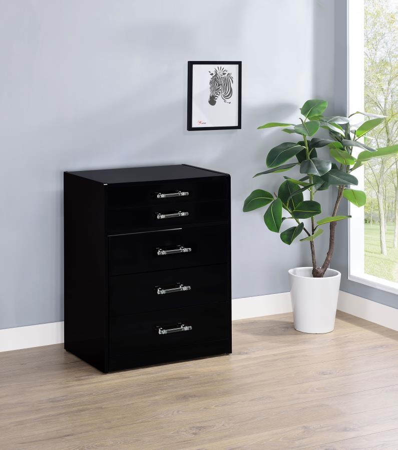 Danbury - 3-Drawer Makeup Vanity & Stool Set Coaster Fine Furniture