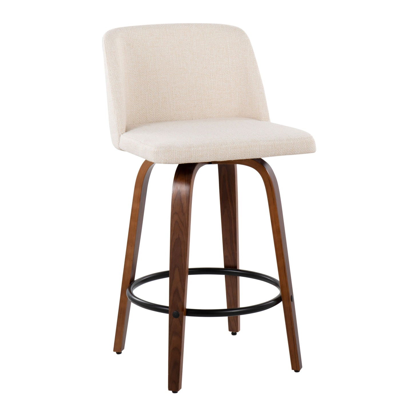 Toriano - Mid Century Modern, Counter Stool (Set of 2) Lumi Source