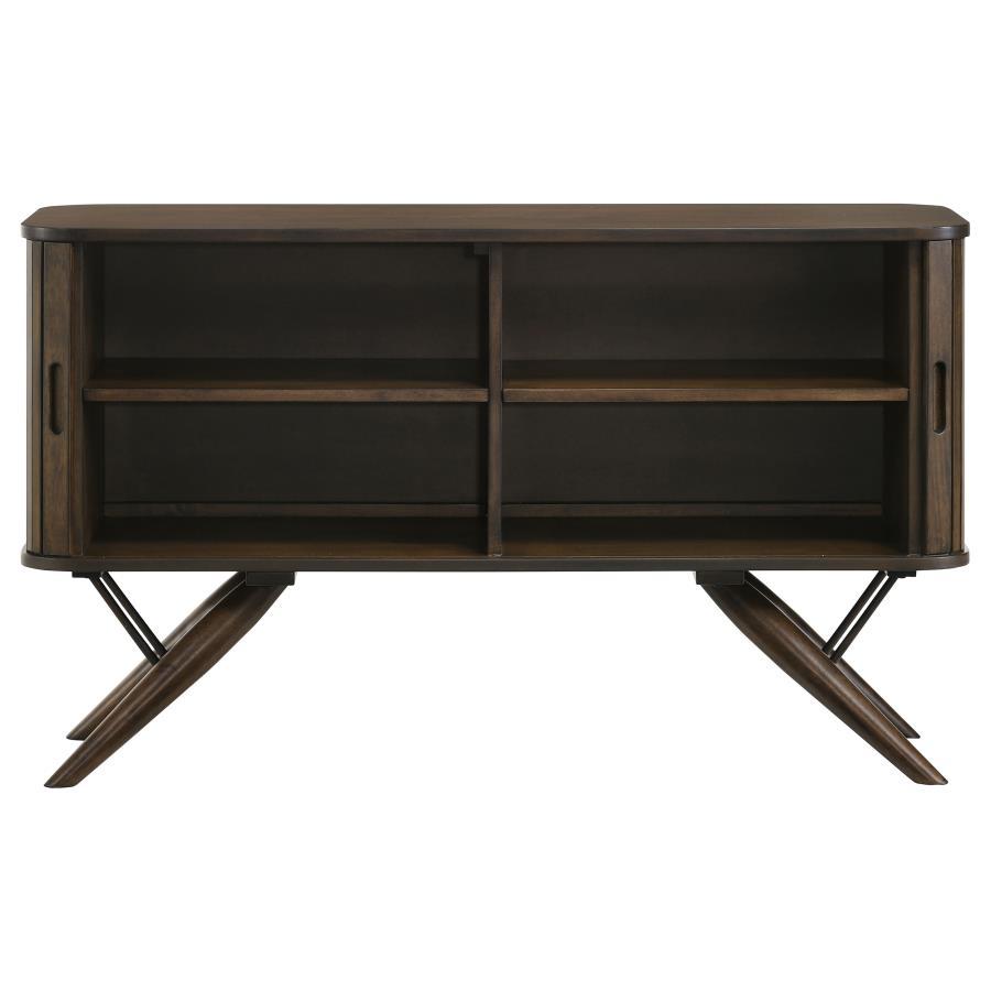 Wes - 2 Door Sideboard Buffet Storage Cabinet - Dark Walnut CoasterEssence