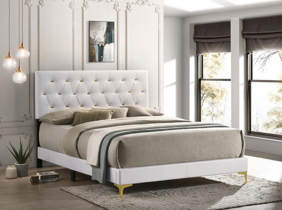 Kendall - Panel Upholstered Bed CoasterEveryday