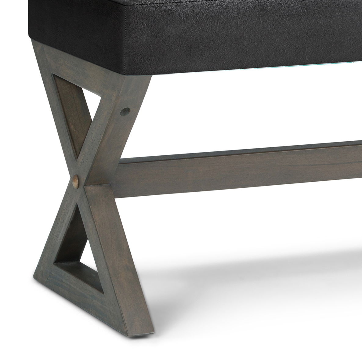 Salinger - Large Upholstered Ottoman Bench Simpli-Home