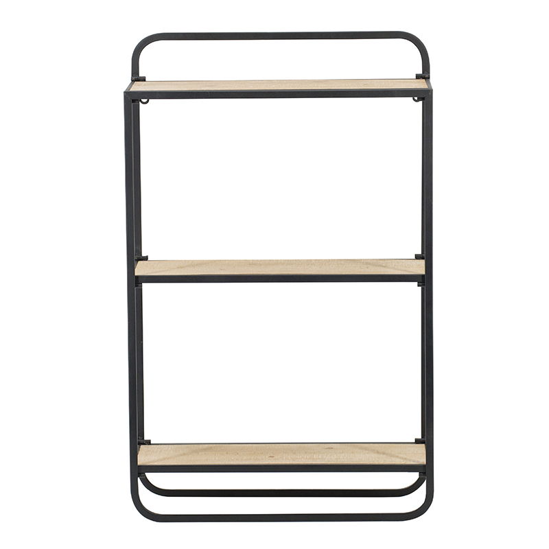 Wall Shelf - Black Brown Daily Nest