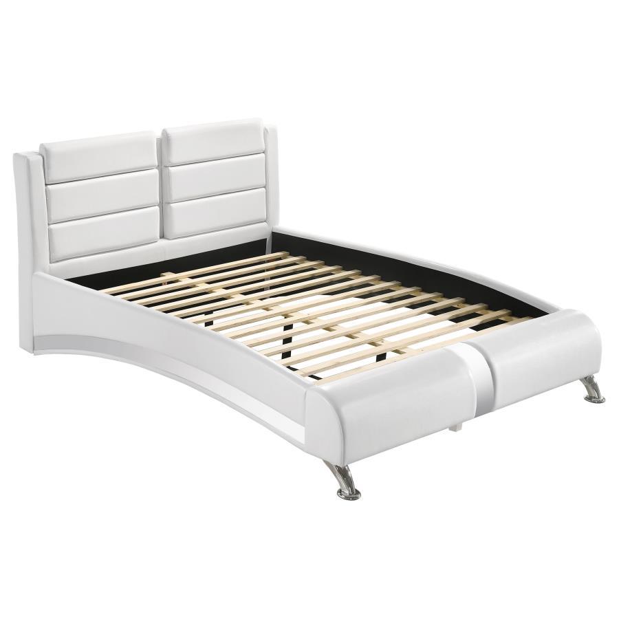 Jeremaine - Upholstered Sleigh Bed CoasterEssence