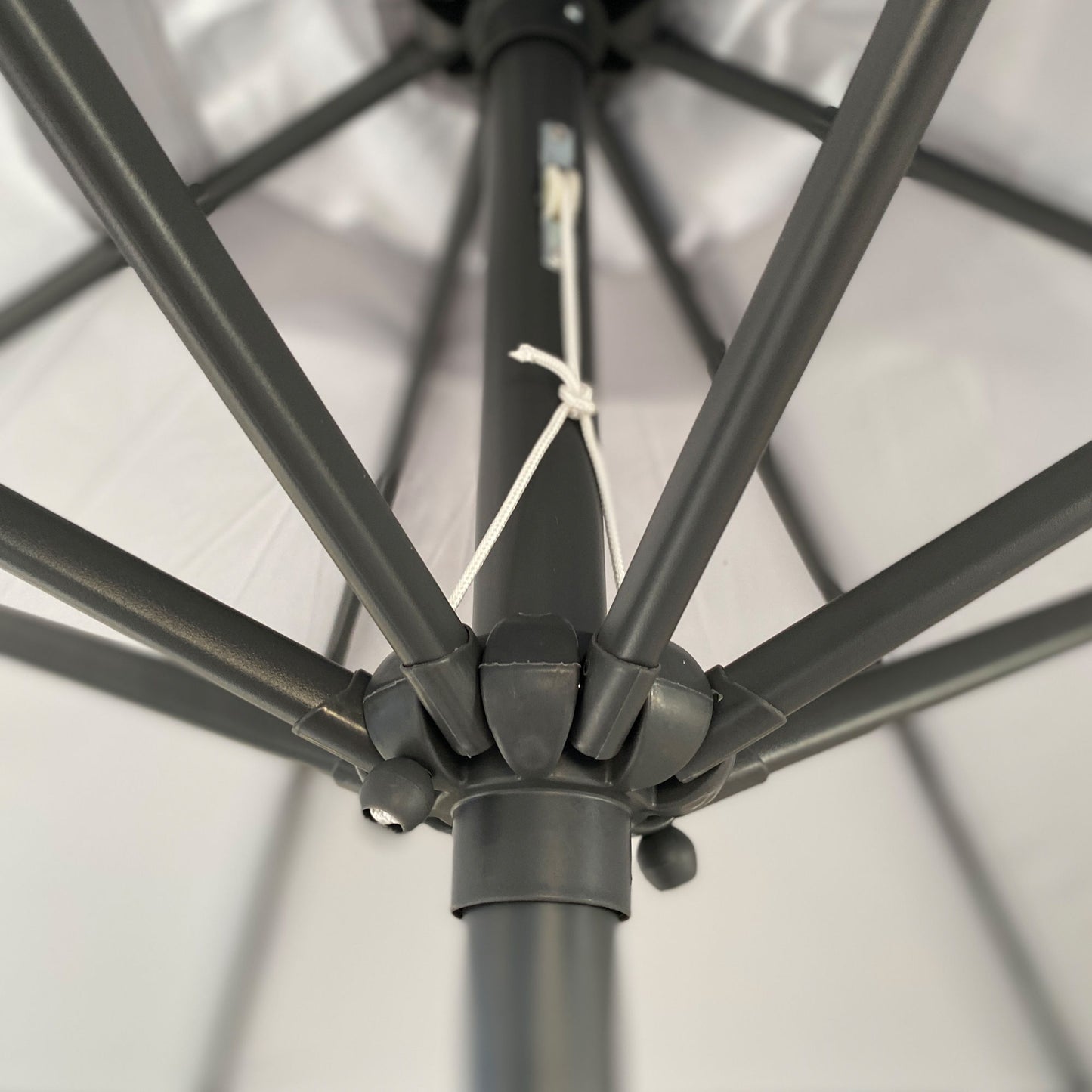 Patio Market Umbrella With 8 Steel Ribs, UV-Resistant And Waterproof Canopy Home Essentials