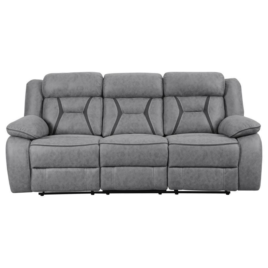 Higgins - Pillow Top Arm Upholstered Motion Sofa CoasterEveryday